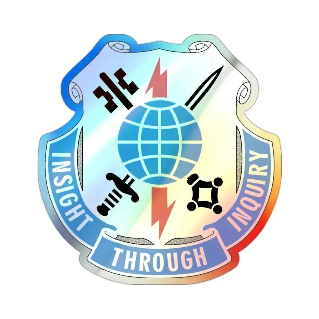 223 Military Intelligence Battalion (U.S. Army) Holographic STICKER Die-Cut Vinyl Decal - The Sticker Space