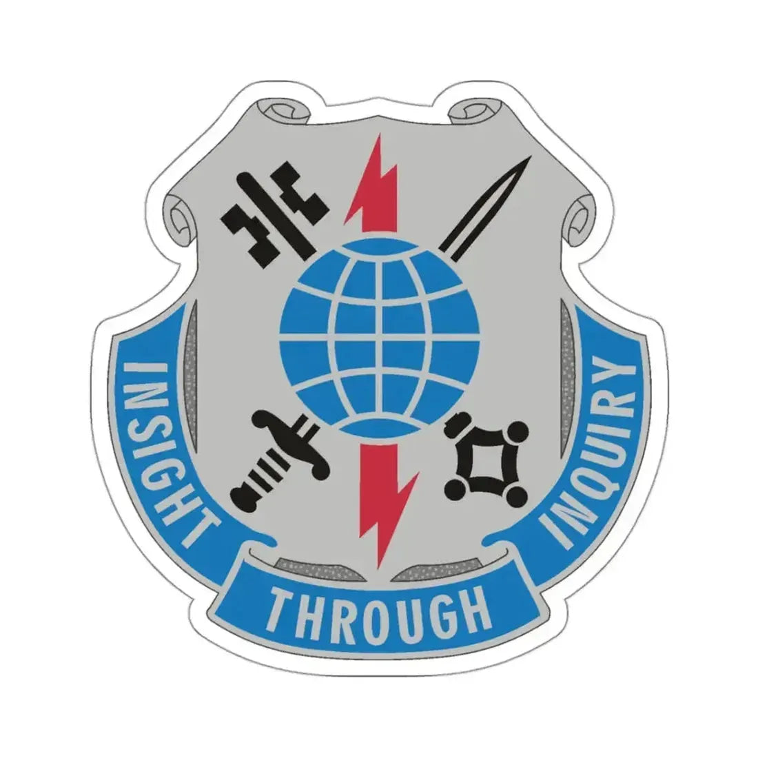 223 Military Intelligence Battalion (U.S. Army) STICKER Vinyl Kiss-Cut Decal 3 Inch White - The Sticker Space