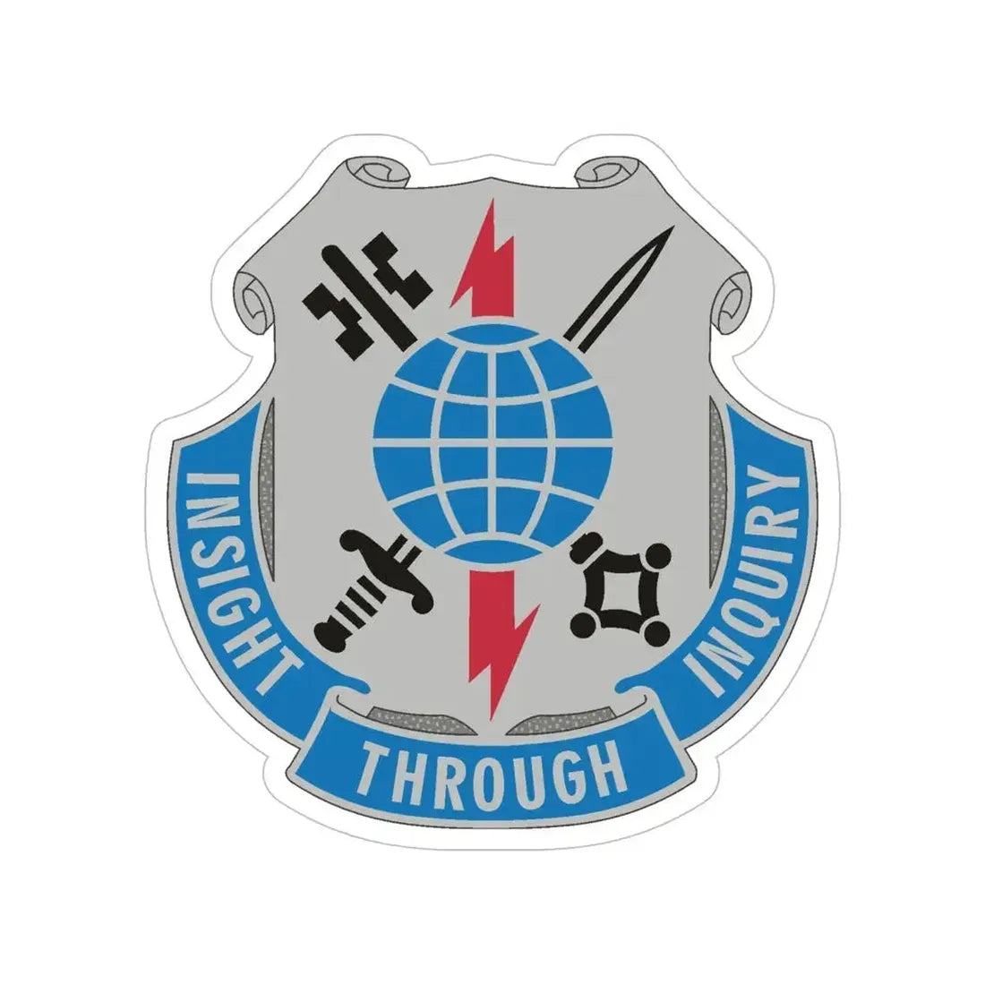 223 Military Intelligence Battalion (U.S. Army) Transparent STICKER Die-Cut Vinyl Decal 6 Inch - The Sticker Space