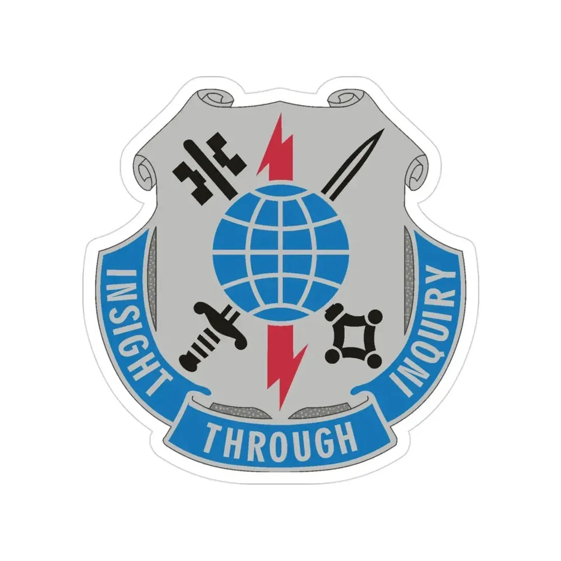 223 Military Intelligence Battalion (U.S. Army) Transparent STICKER Die-Cut Vinyl Decal - The Sticker Space