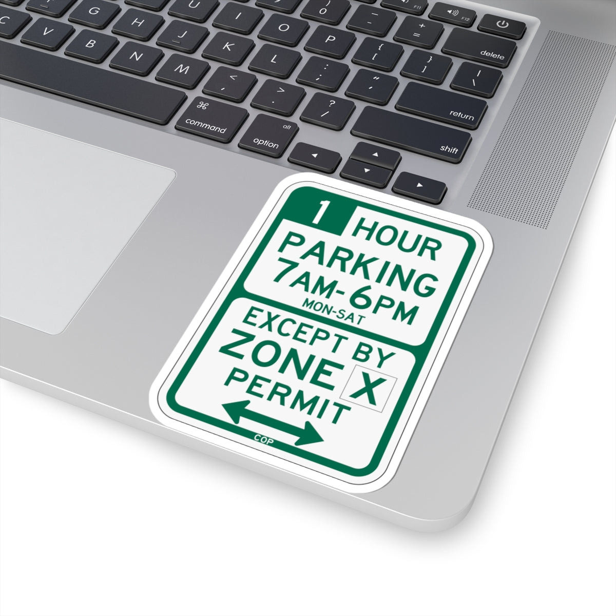 PBOT Road sign P4436 (Oregon) (Road Sign) STICKER Vinyl Kiss-Cut Decal