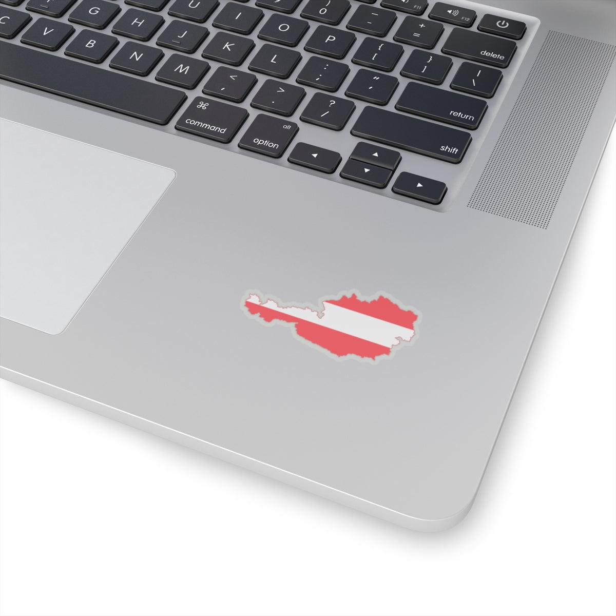 Flag-map of Austria2 (Austria) STICKER Vinyl Kiss-Cut Decal