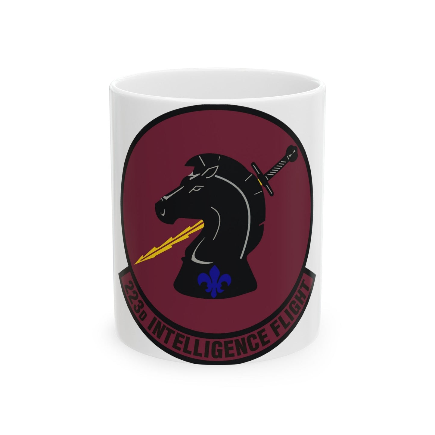 223d Intelligence Flight (U.S. Air Force) White Coffee Mug-11oz-The Sticker Space