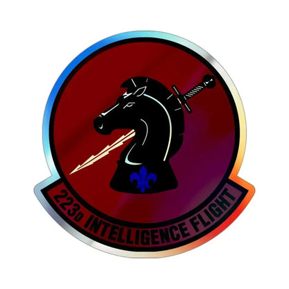223d Intelligence Flight (U.S. Air Force) Holographic STICKER Die-Cut Vinyl Decal - The Sticker Space