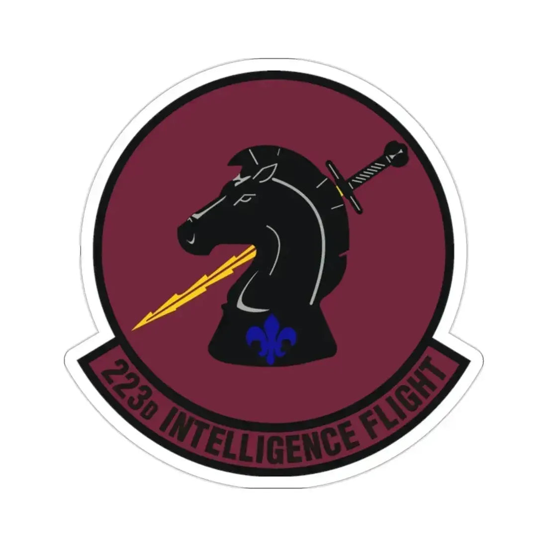 223d Intelligence Flight (U.S. Air Force) STICKER Vinyl Die-Cut Decal 2 Inch - The Sticker Space