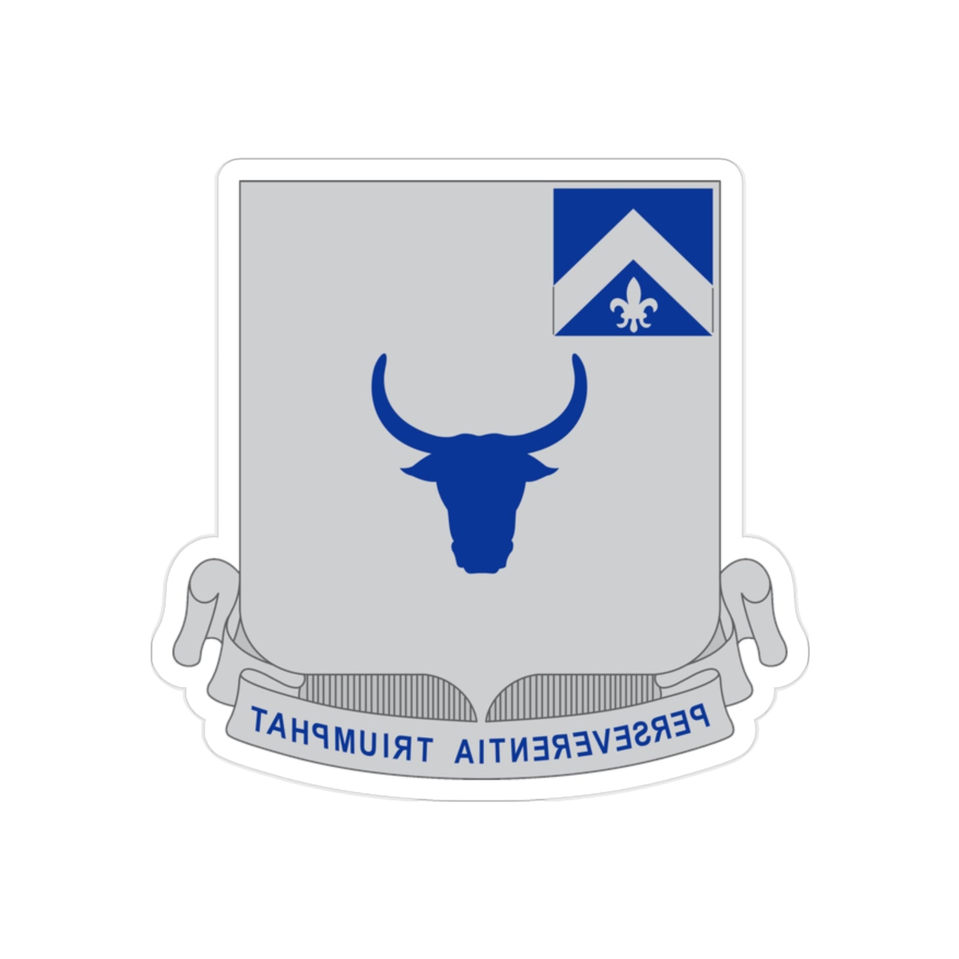 224 Armored Infantry Battalion (U.S. Army) REVERSE PRINT Transparent STICKER-2" × 2"-The Sticker Space