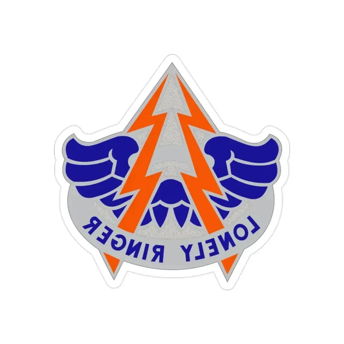 224 Aviation Battalion (U.S. Army) REVERSE PRINT Transparent Die-Cut STICKER 2 Inch Die-Cut Transparent - The Sticker Space