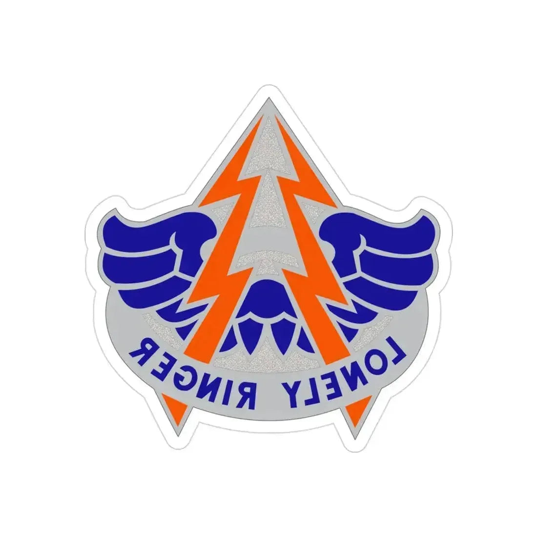 224 Aviation Battalion (U.S. Army) REVERSE PRINT Transparent Die-Cut STICKER 3 Inch Die-Cut Transparent - The Sticker Space