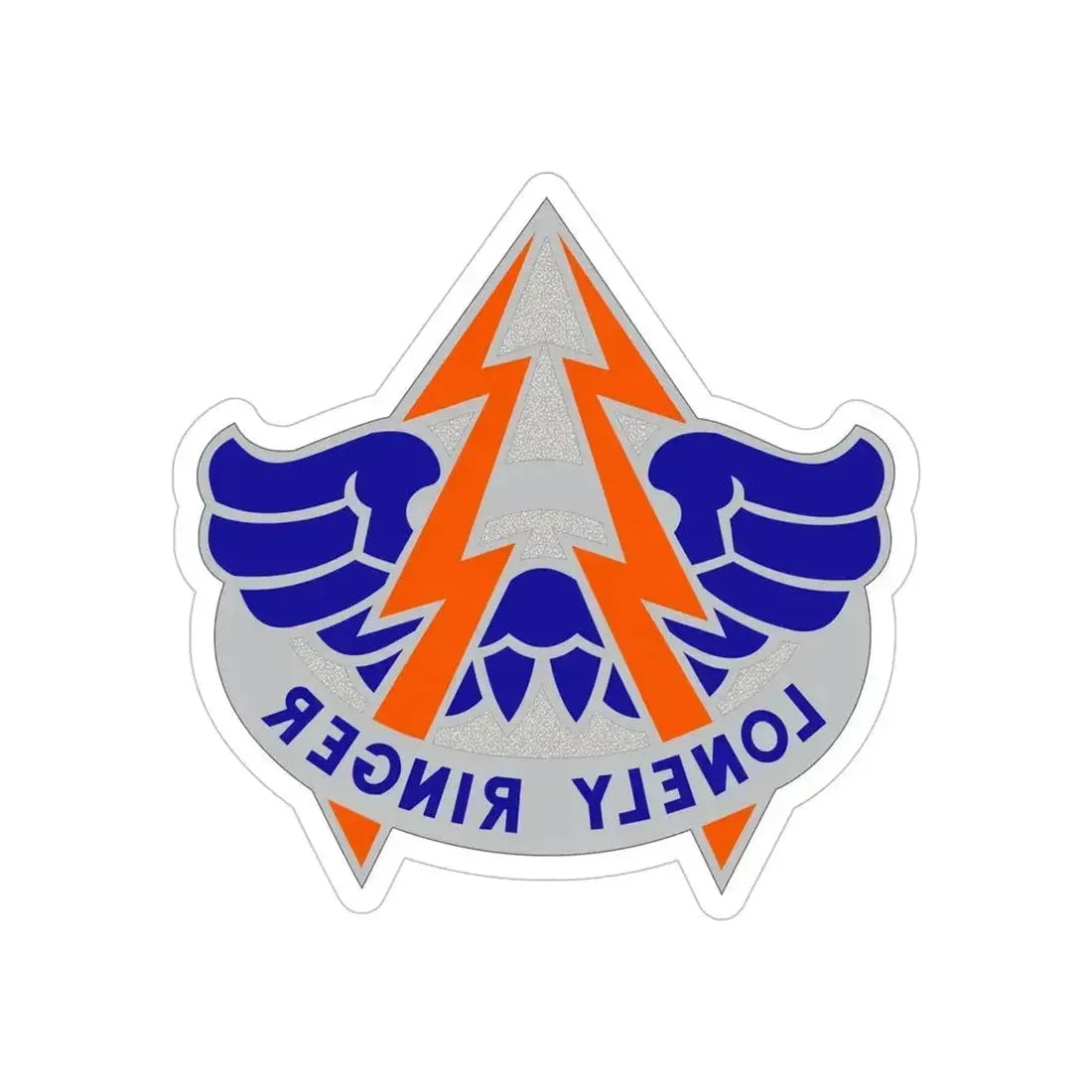 224 Aviation Battalion (U.S. Army) REVERSE PRINT Transparent Die-Cut STICKER 6 Inch Die-Cut Transparent - The Sticker Space