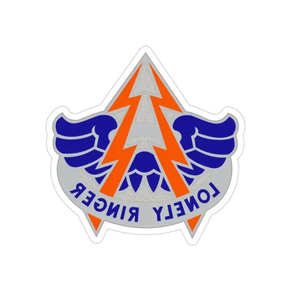 224 Aviation Battalion (U.S. Army) REVERSE PRINT Transparent Die-Cut STICKER - The Sticker Space