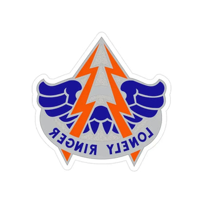 224 Aviation Battalion (U.S. Army) REVERSE PRINT Transparent Die-Cut STICKER - The Sticker Space