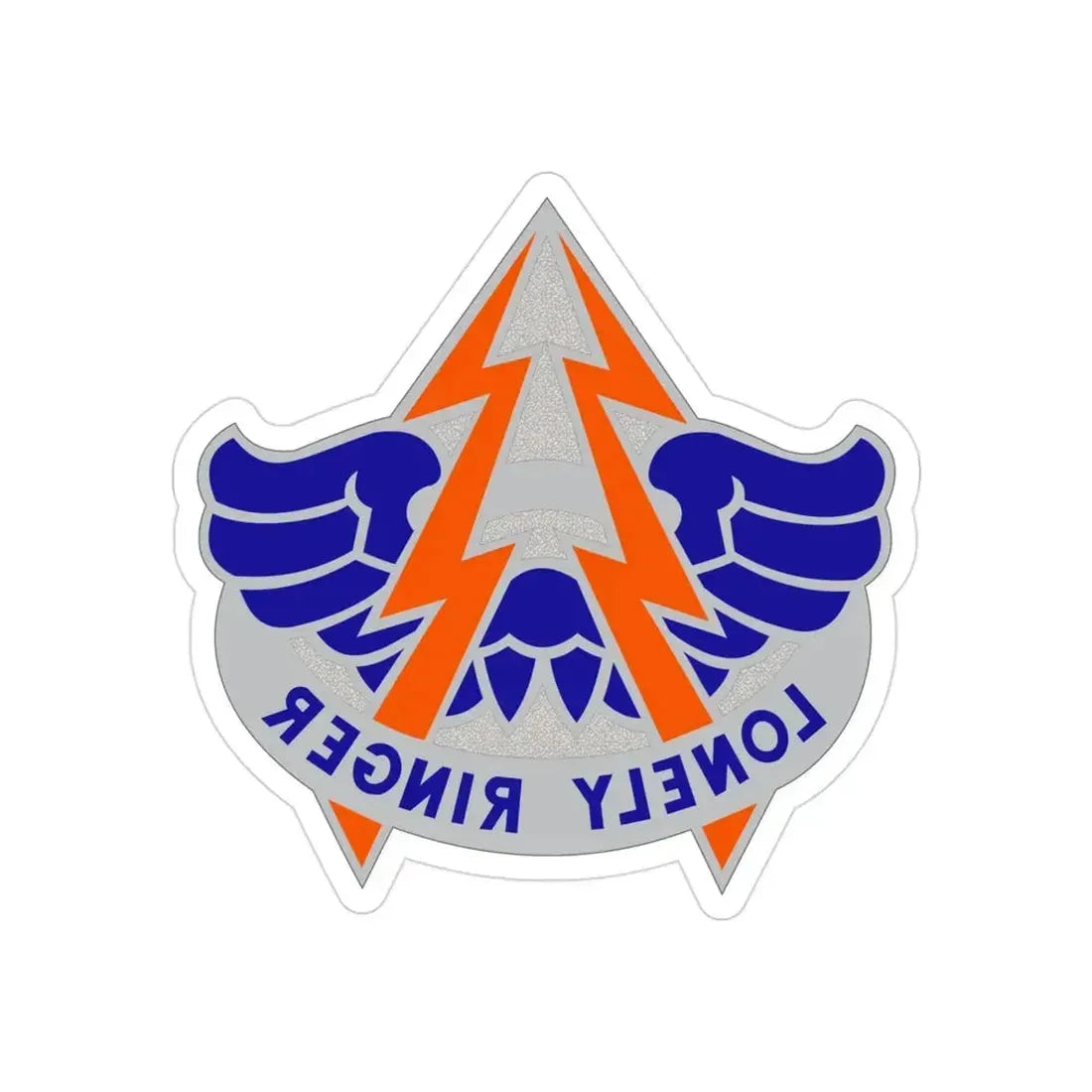 224 Aviation Battalion (U.S. Army) REVERSE PRINT Transparent Die-Cut STICKER - The Sticker Space