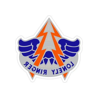 224 Aviation Battalion (U.S. Army) REVERSE PRINT Transparent Die-Cut STICKER - The Sticker Space