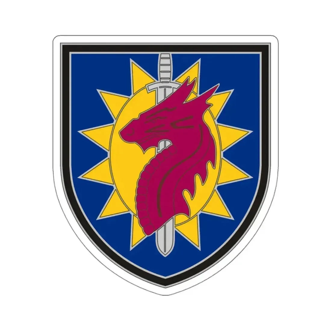 224 Sustainment Brigade 2 (U.S. Army) STICKER Vinyl Kiss-Cut Decal 4 Inch White - The Sticker Space