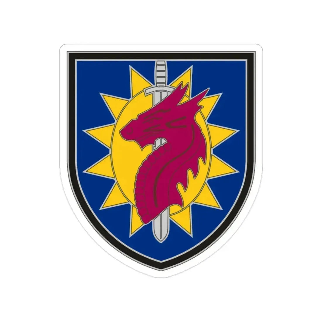224 Sustainment Brigade 2 (U.S. Army) Transparent STICKER Die-Cut Vinyl Decal 2 Inch - The Sticker Space