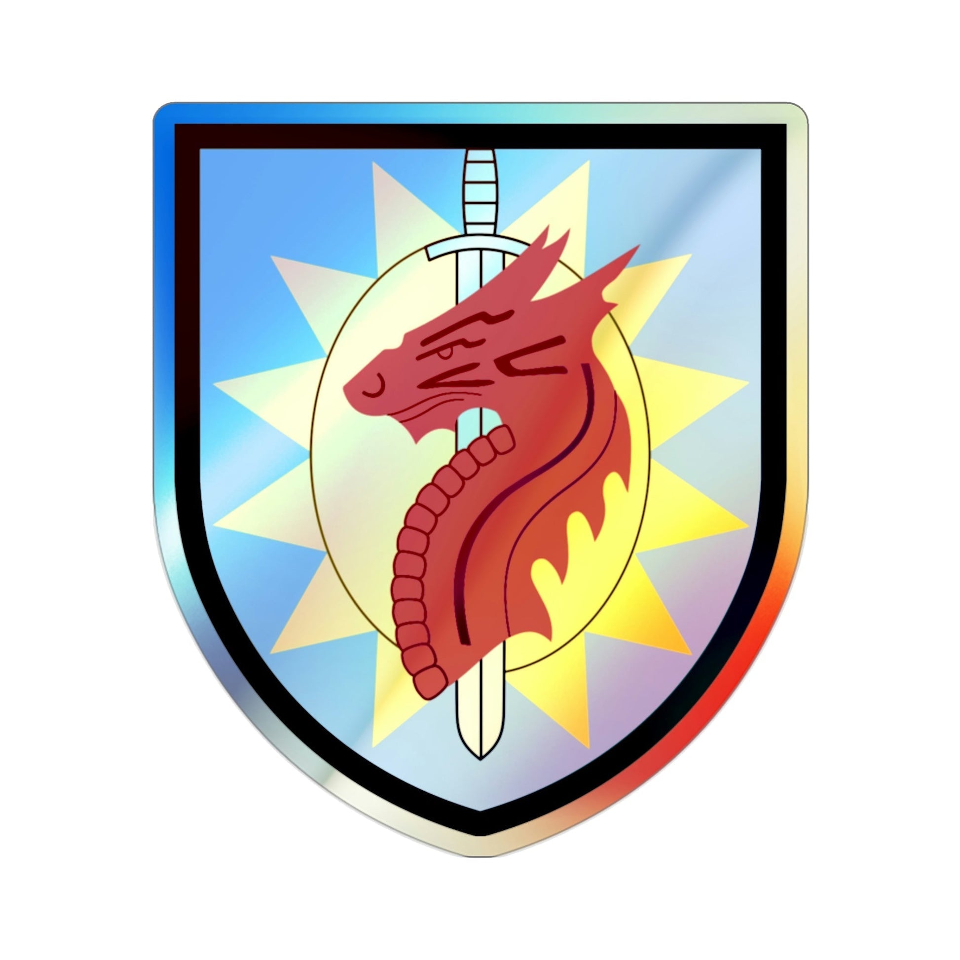 224 Sustainment Brigade (U.S. Army) Holographic STICKER Die-Cut Vinyl Decal-2 Inch-The Sticker Space