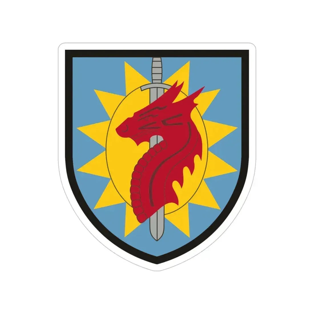 224 Sustainment Brigade (U.S. Army) Transparent STICKER Die-Cut Vinyl Decal 5 Inch - The Sticker Space