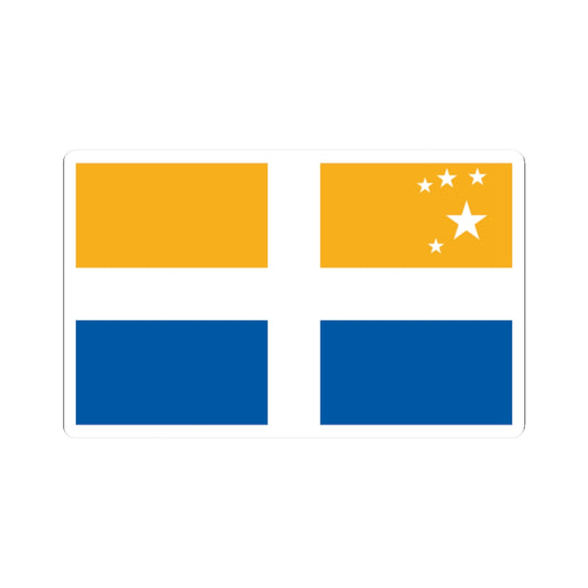 Baner ynysek Syllan (England) STICKER Vinyl Kiss-Cut Decal