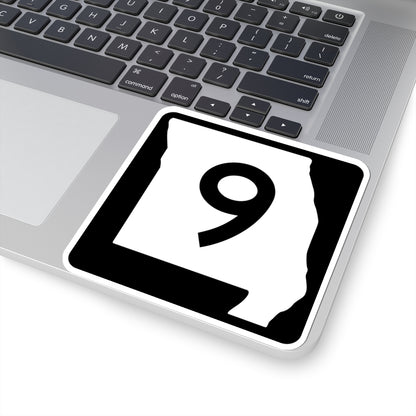 MO-9 (Missouri) (Road Sign) STICKER Vinyl Kiss-Cut Decal