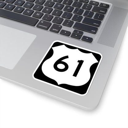 US 61 MN 1961 (Minnesota) (Road Sign) STICKER Vinyl Kiss-Cut Decal