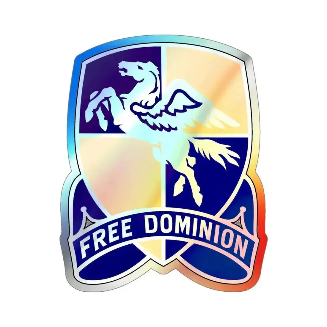 224th Aviation Regiment (U.S. Army) Holographic STICKER Die-Cut Vinyl Decal 4 Inch Holographic - The Sticker Space