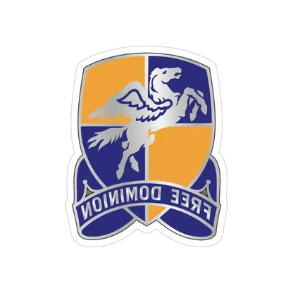 224th Aviation Regiment (U.S. Army) REVERSE PRINT Transparent Die-Cut STICKER - The Sticker Space