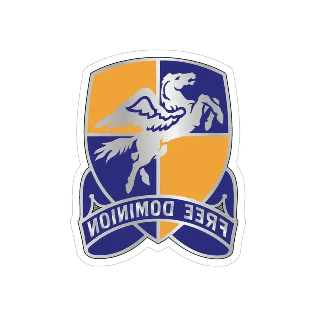 224th Aviation Regiment (U.S. Army) REVERSE PRINT Transparent Die-Cut STICKER - The Sticker Space