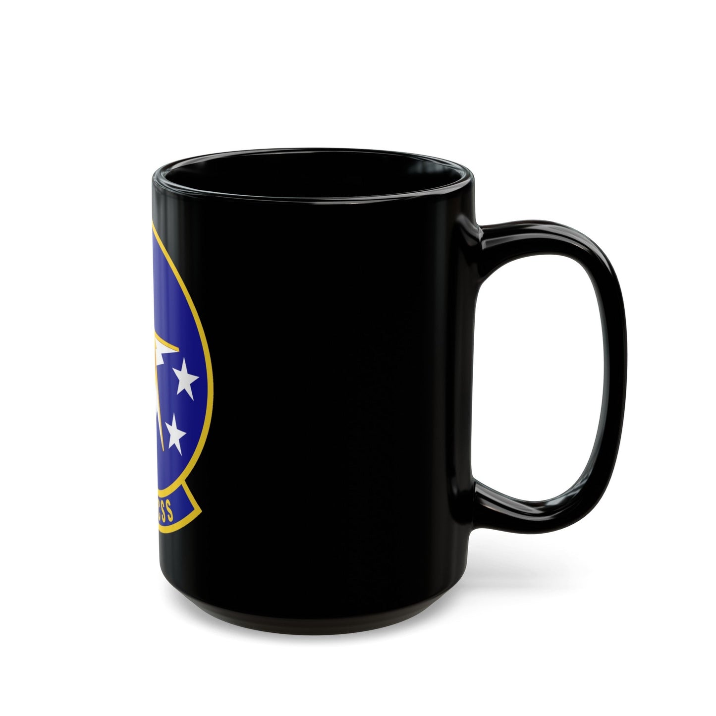 224th Joint Communications Support Squadron (U.S. Air Force) Black Coffee Mug-The Sticker Space