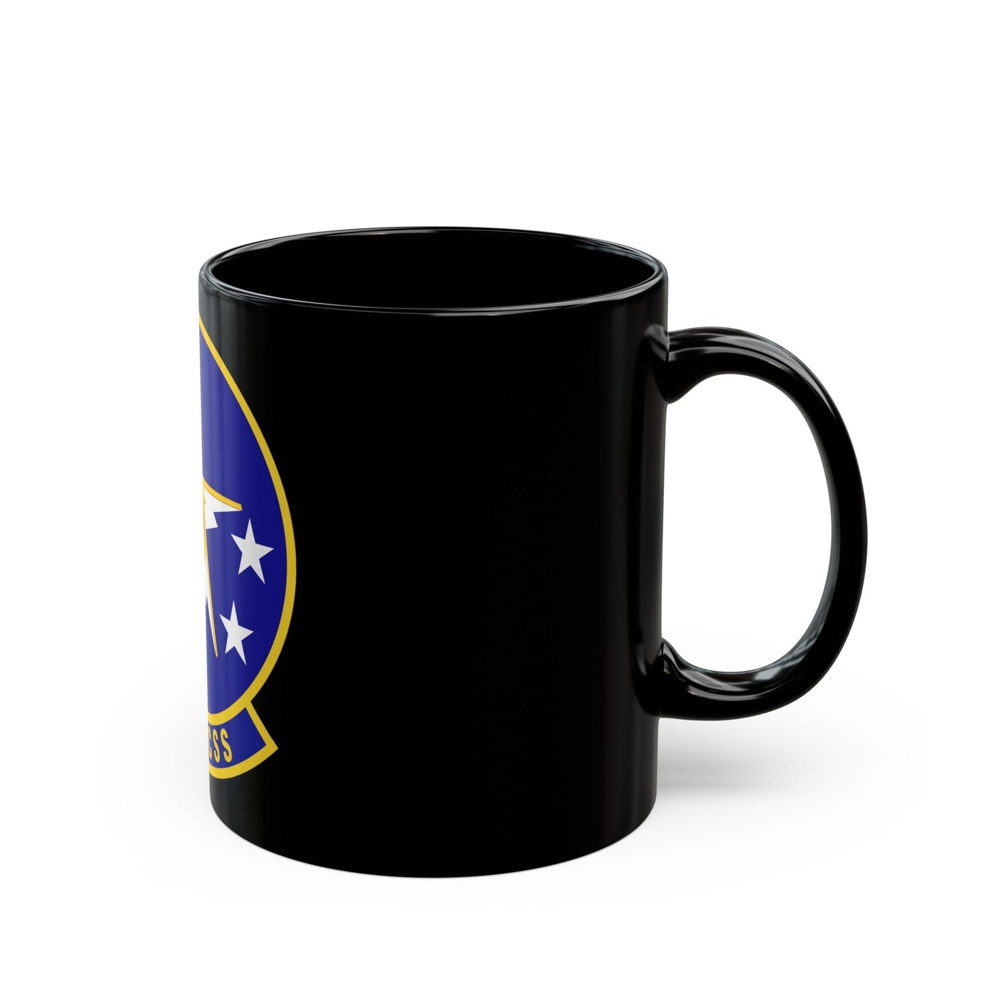 224th Joint Communications Support Squadron (U.S. Air Force) Black Coffee Mug-The Sticker Space