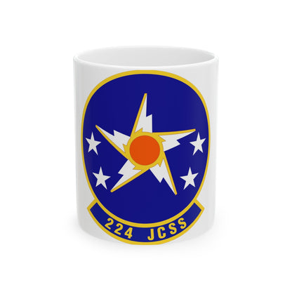 224th Joint Communications Support Squadron (U.S. Air Force) White Coffee Mug-11oz-The Sticker Space