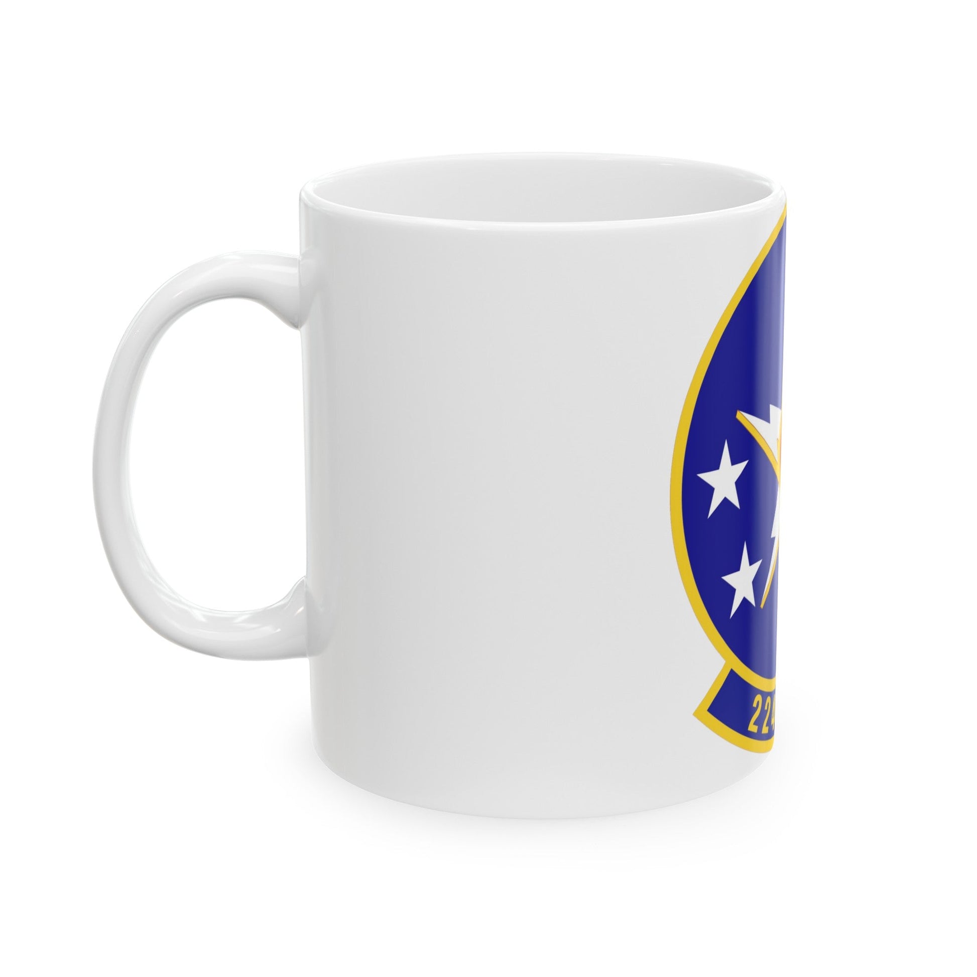 224th Joint Communications Support Squadron (U.S. Air Force) White Coffee Mug-The Sticker Space