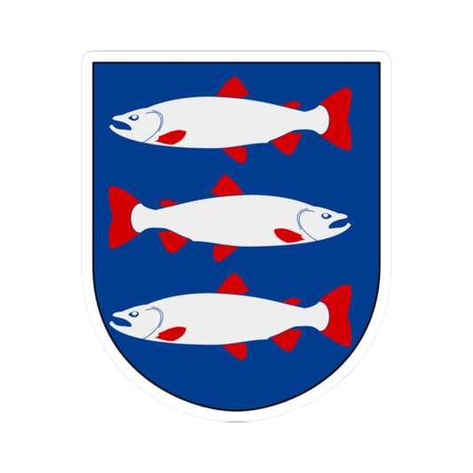 Ångermanland vapen (Sweden) (Coat of Arms) STICKER Vinyl Kiss-Cut Decal