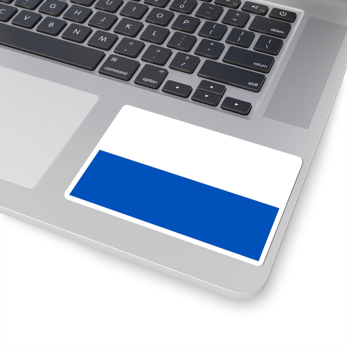 Flag of Valdaysky rayon Novgorod oblast 1996 (Russia) STICKER Vinyl Kiss-Cut Decal