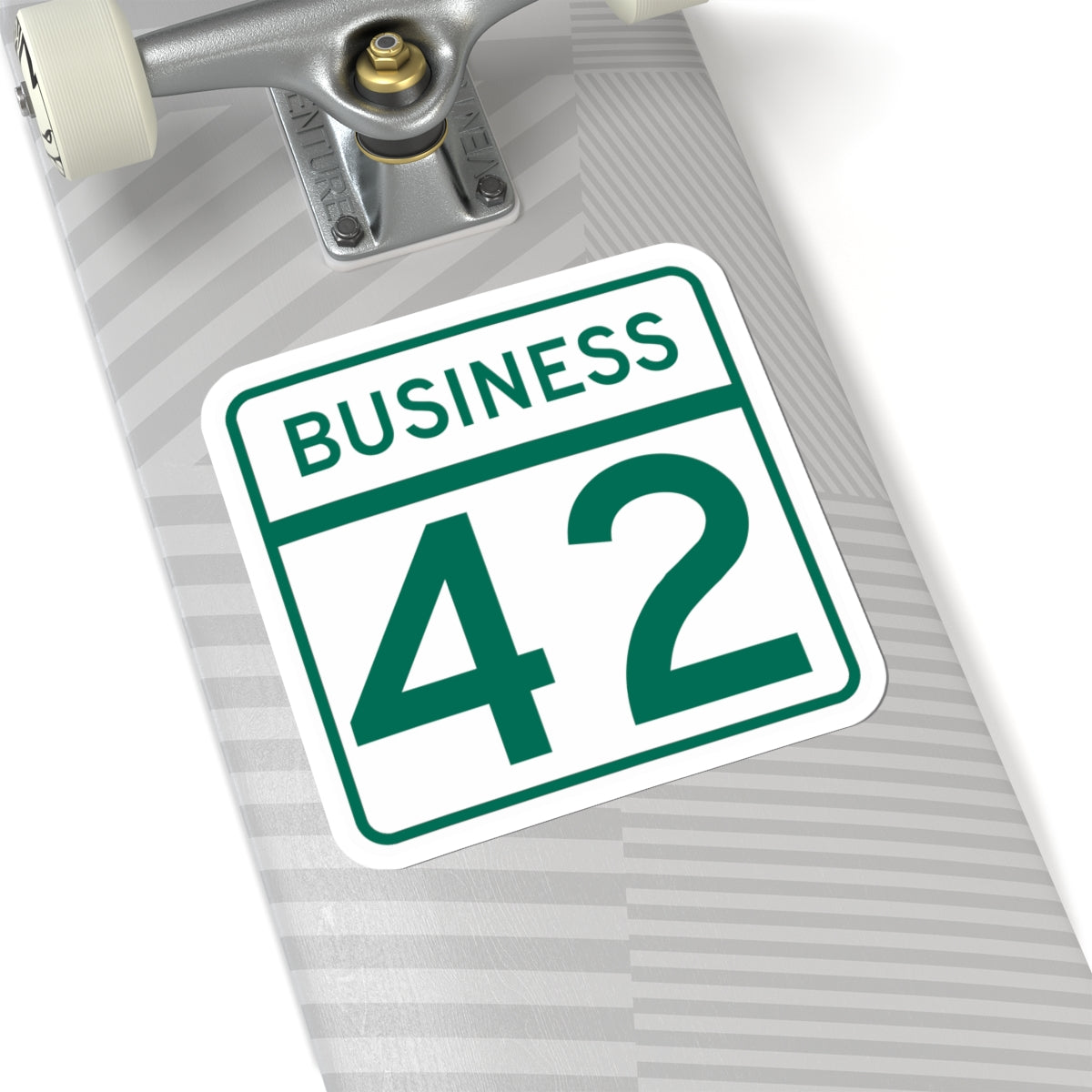 MD Route 42 Business (Maryland) (Road Sign) STICKER Vinyl Kiss-Cut Decal
