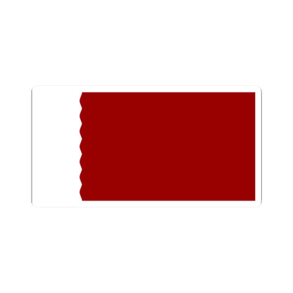 Flag of Qatar 1932-1936 (Qatar) STICKER Vinyl Kiss-Cut Decal