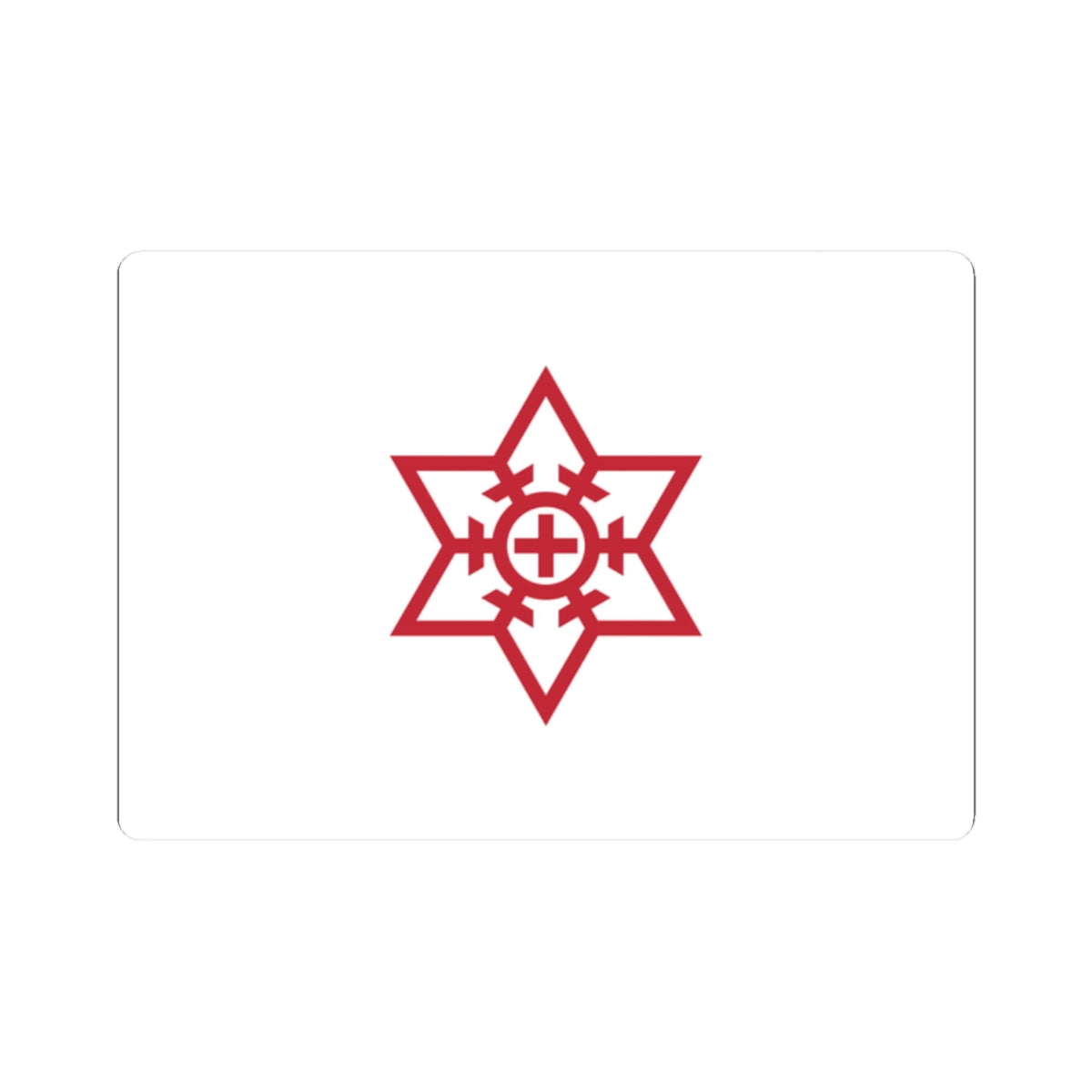 Flag of Omuta Fukuoka (Japan) STICKER Vinyl Kiss-Cut Decal