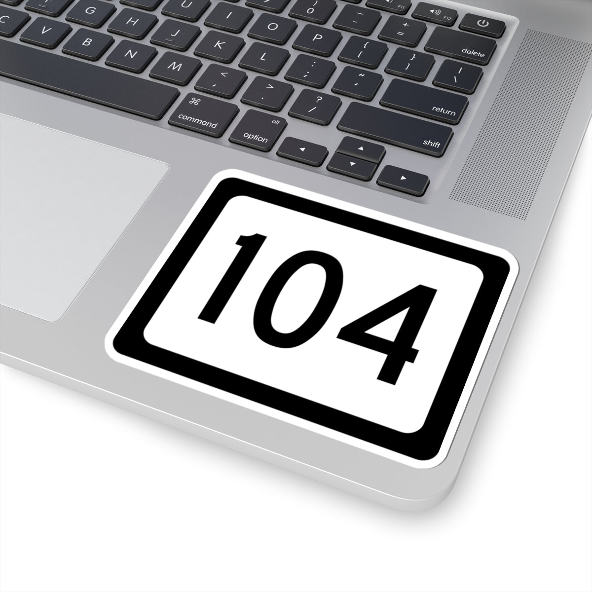 WV-104 (Virginia) (Road Sign) STICKER Vinyl Kiss-Cut Decal