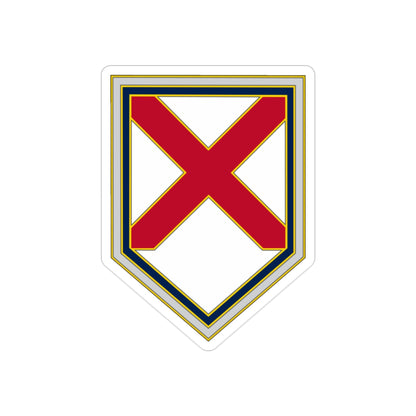 226 Maneuver Enhancement Brigade (U.S. Army) REVERSE PRINT Transparent STICKER-2" × 2"-The Sticker Space