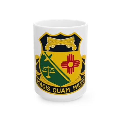 226 Military Police Battalion (U.S. Army) White Coffee Mug-15oz-The Sticker Space