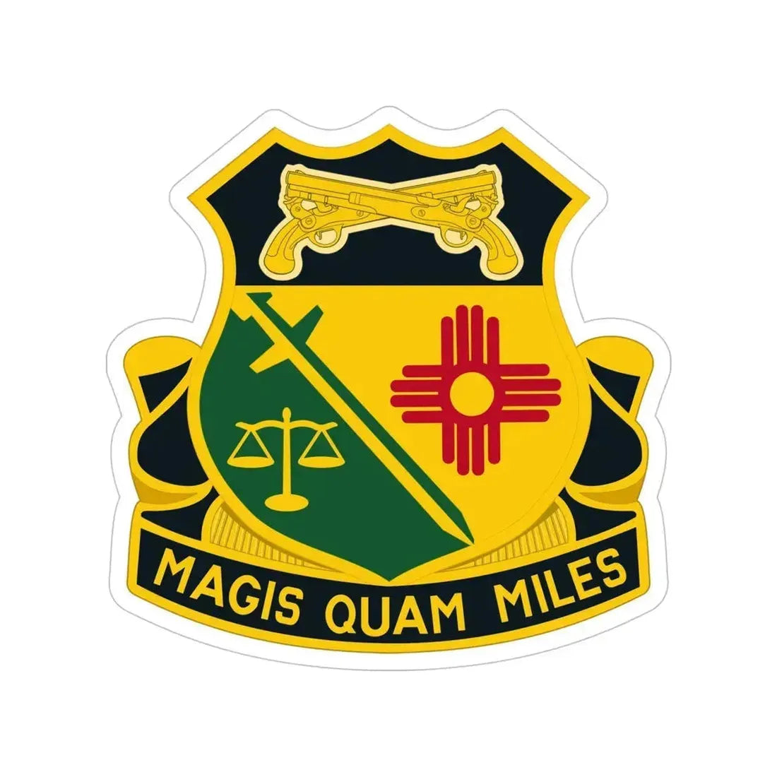 226 Military Police Battalion (U.S. Army) Transparent STICKER Die-Cut Vinyl Decal 5 Inch - The Sticker Space