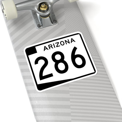 Arizona 286 (Arizona) (Road Sign) STICKER Vinyl Kiss-Cut Decal