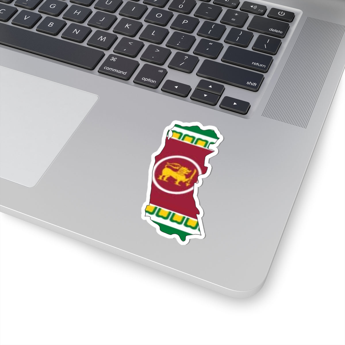 Western Province Flag-map (Sri Lanka) STICKER Vinyl Kiss-Cut Decal