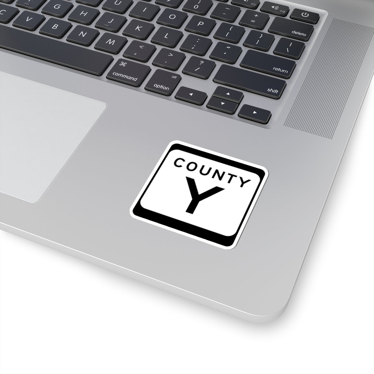 WIS County Y (Wisconsin) (Road Sign) STICKER Vinyl Kiss-Cut Decal