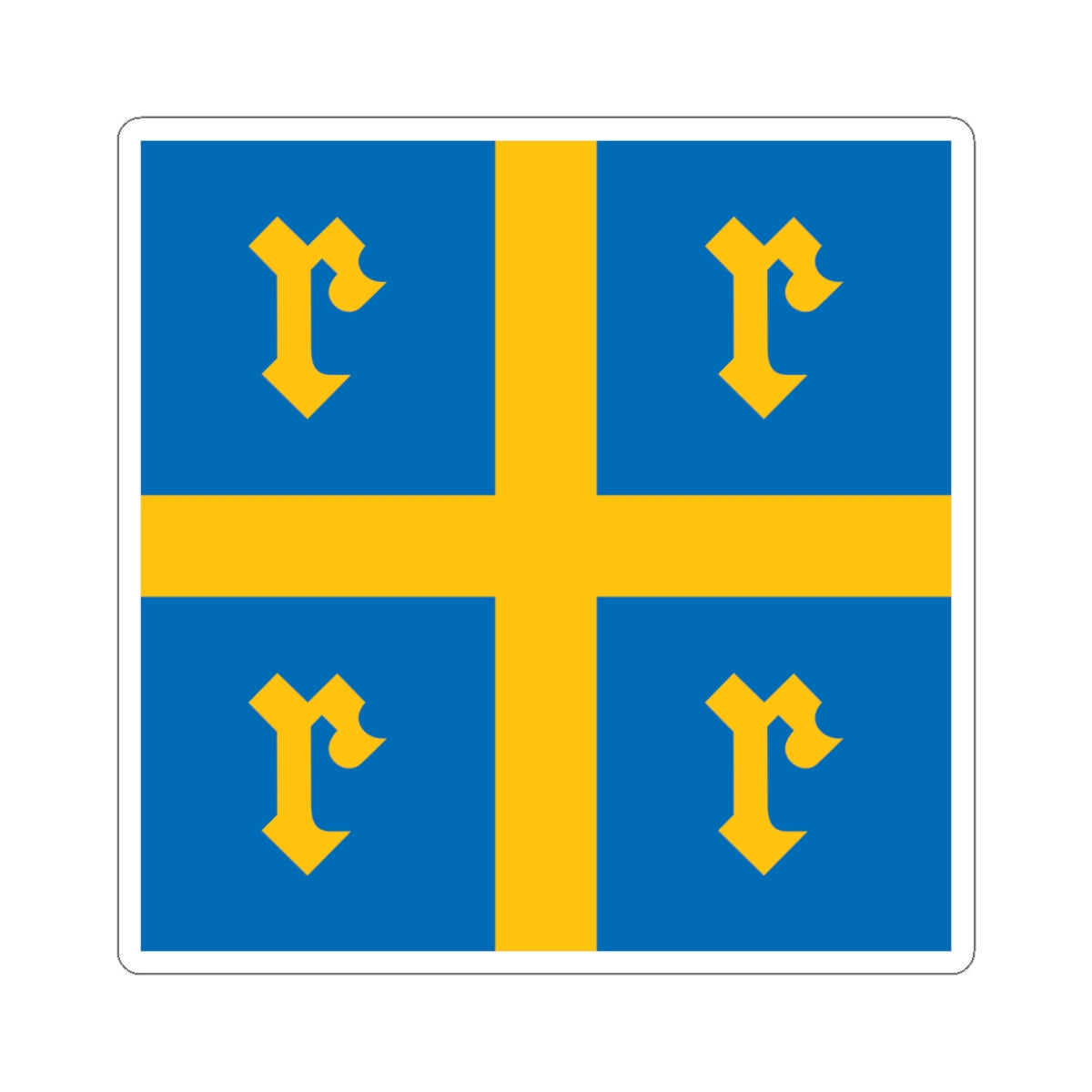 Rauma.lippu (Finland) STICKER Vinyl Kiss-Cut Decal
