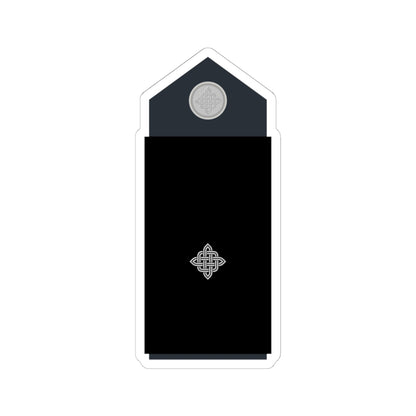 Naramenica odore pozornika HRZ i PZO (Croatia) (Military Rank) STICKER Vinyl Kiss-Cut Decal