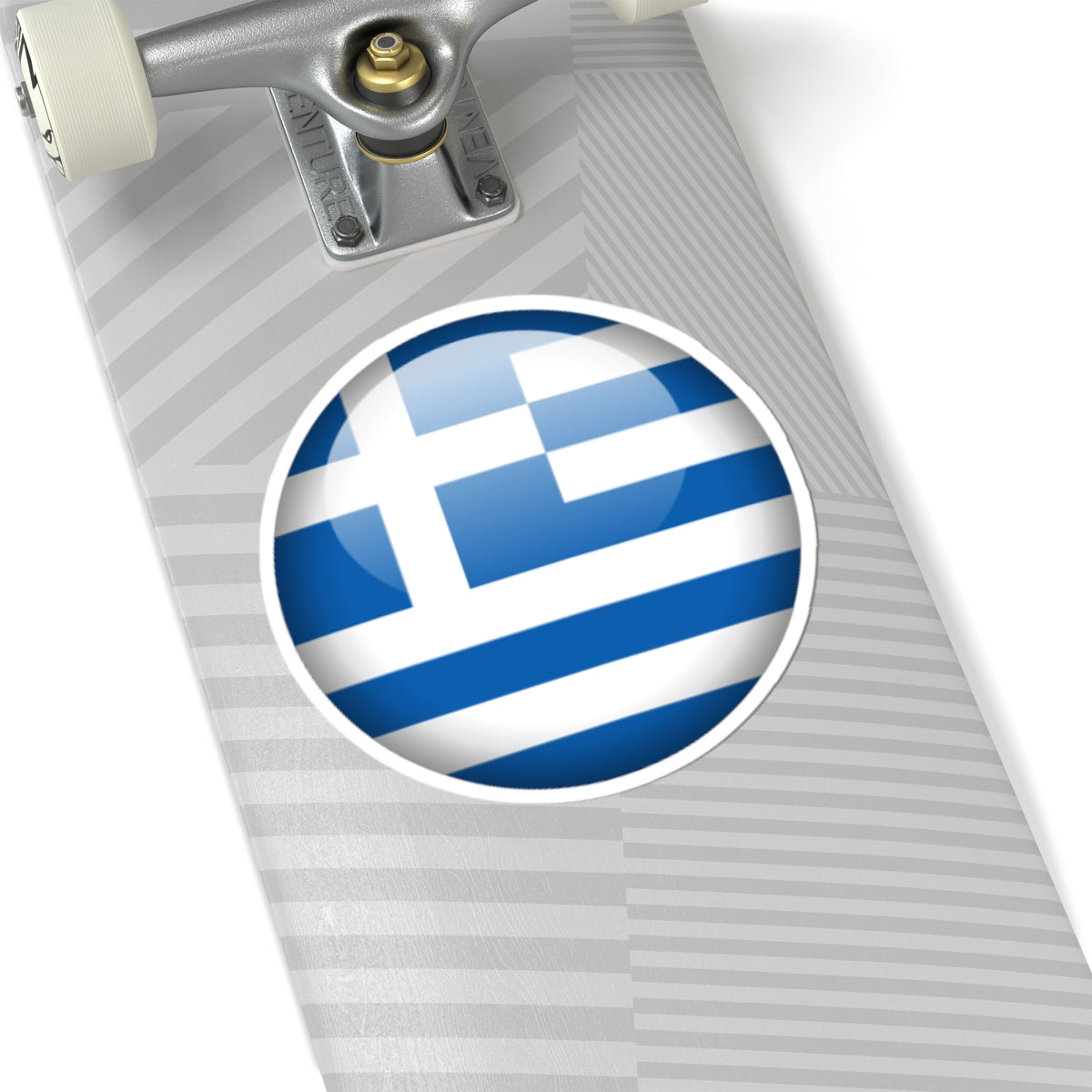 Flag orb Greece (Greece) STICKER Vinyl Kiss-Cut Decal