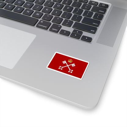 Flag of the Diocese of York (England) STICKER Vinyl Kiss-Cut Decal