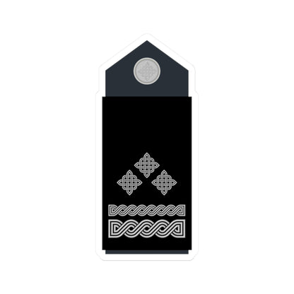 Naramenica službene odore brigadira HRZ i PZO (Croatia) (Military Rank) STICKER Vinyl Kiss-Cut Decal