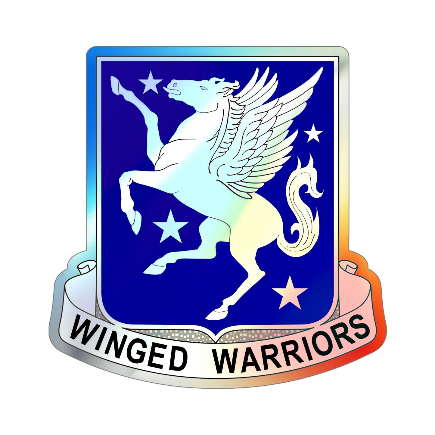 228 Aviation Regiment (U.S. Army) Holographic STICKER Die-Cut Vinyl Decal-5 Inch-The Sticker Space