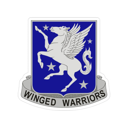 228 Aviation Regiment (U.S. Army) Transparent STICKER Die-Cut Vinyl Decal-2 Inch-The Sticker Space